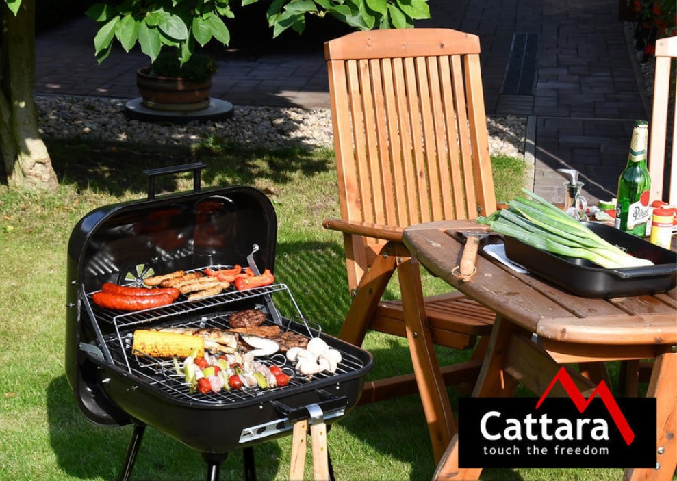 Gril TRAPANI na dřevěné uhlí obdélníkový 46cm f